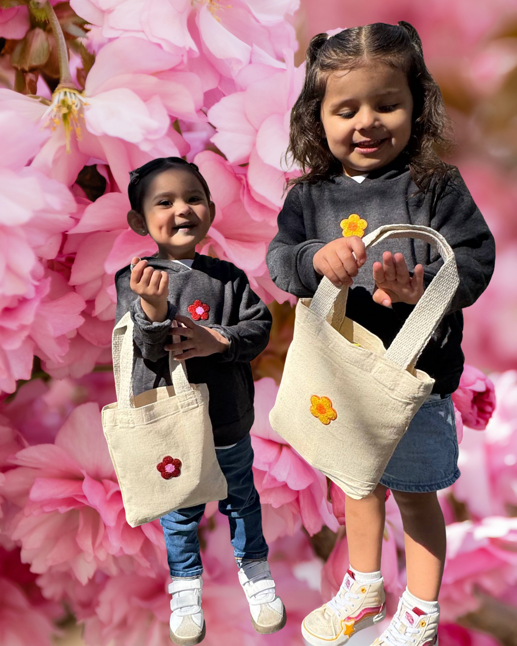 The Mini Tote — Custom Patch Canvas Bag for Kids | Patched Clothing